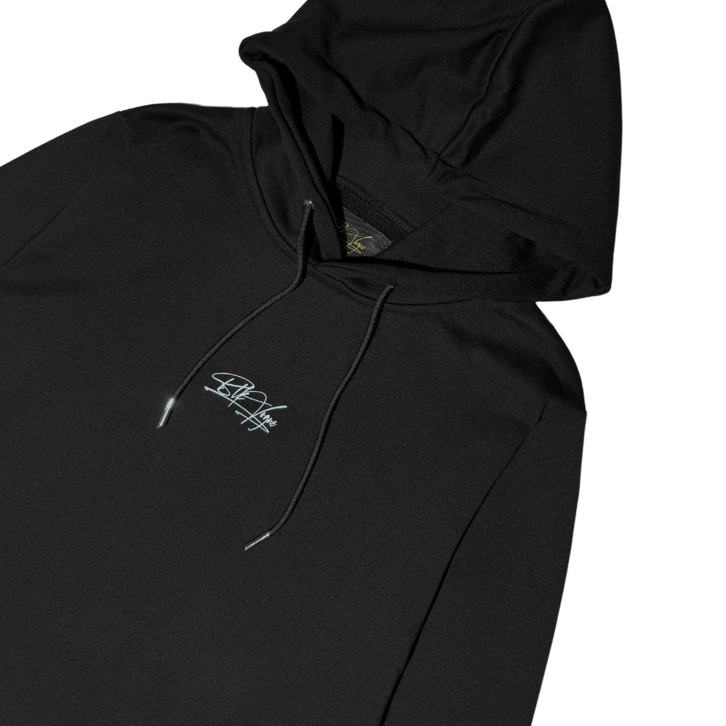 Signature Tape Slim Fit Tracksuit Black Hoodie