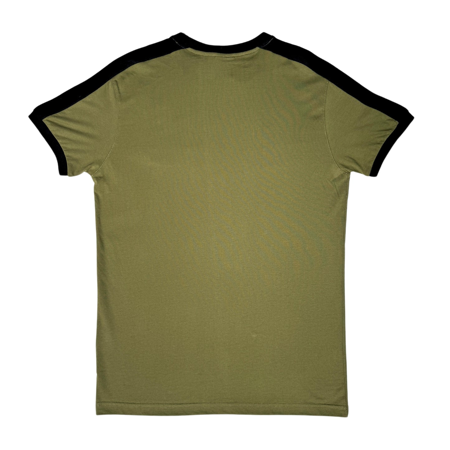 Olive Black Panel Tee