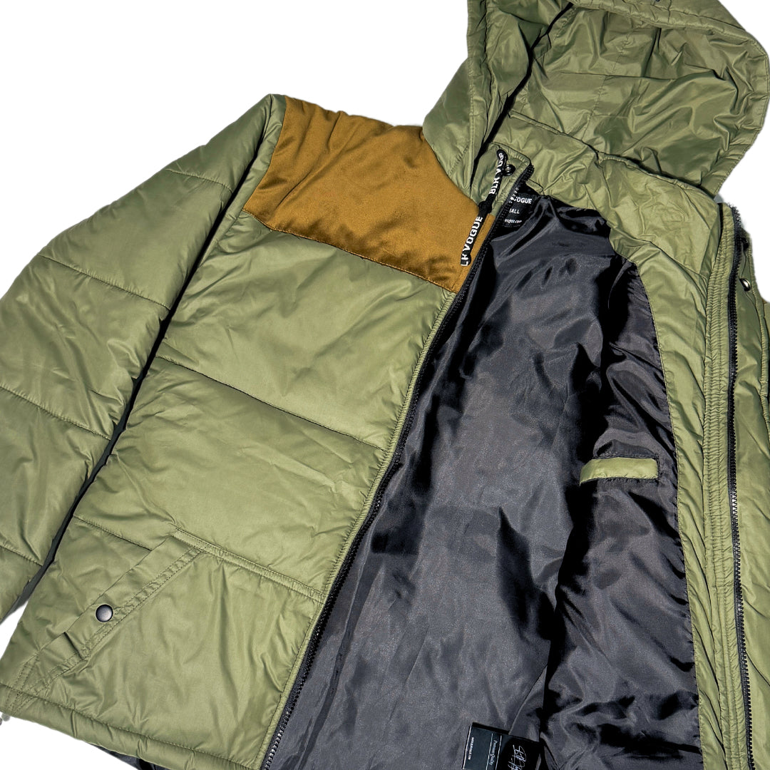 Olive Puffer Jacket