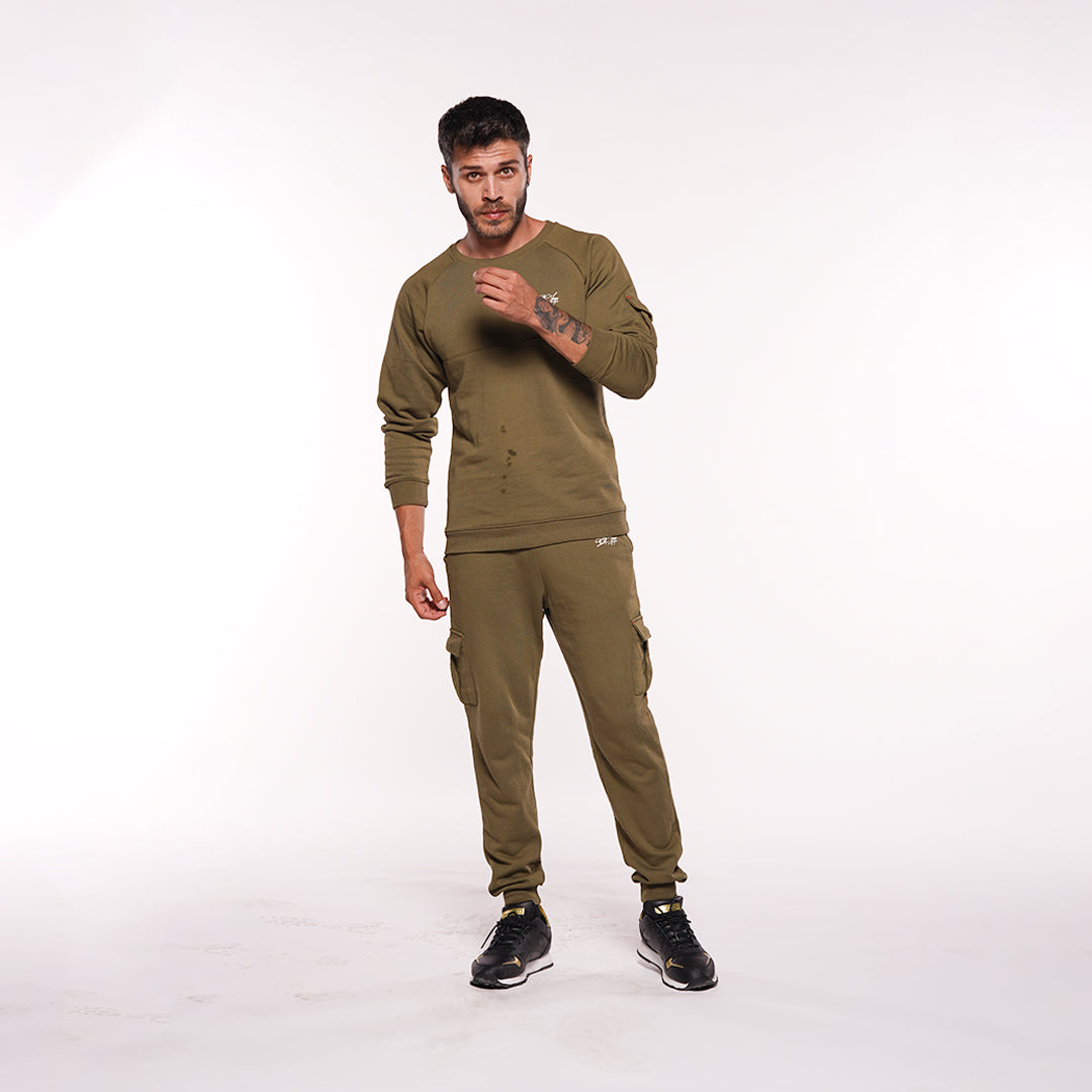 Khaki Tracksuit Trouser