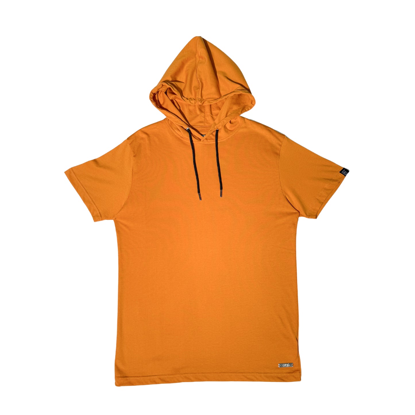 Orange Hoodie Half Sleeves