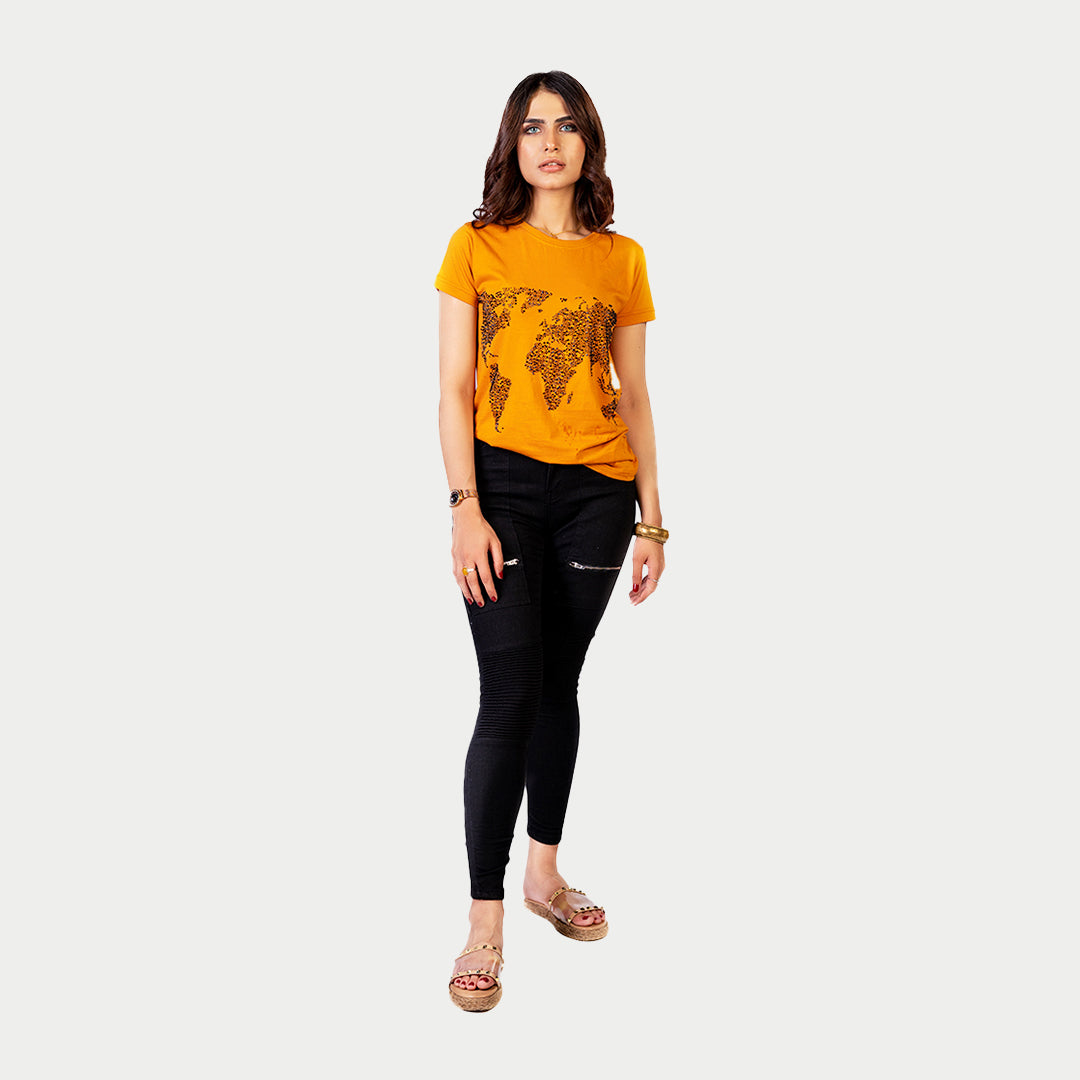 Orange Stone Tee