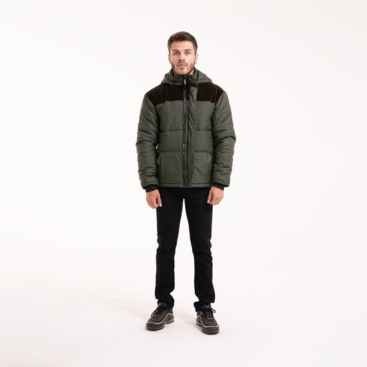 Olive Puffer Jacket