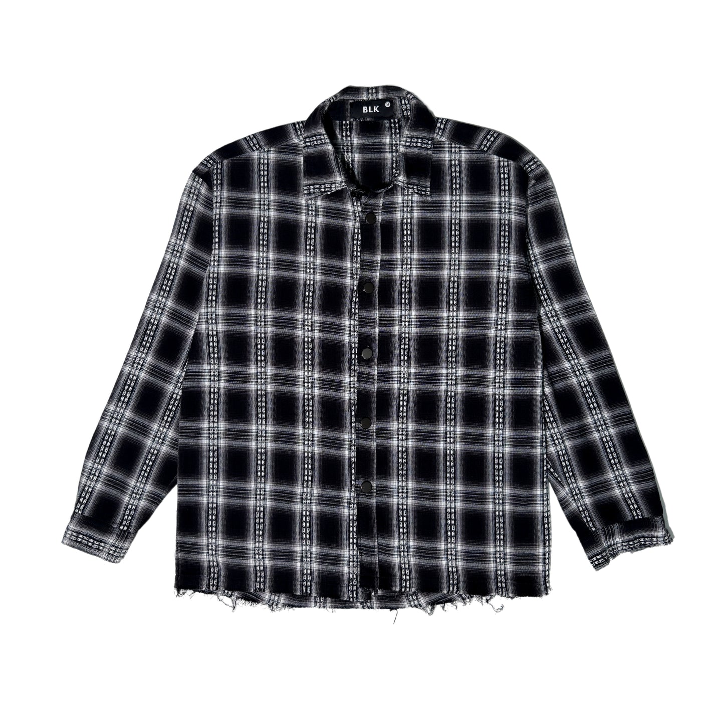 Black Plaid Classic Shirt