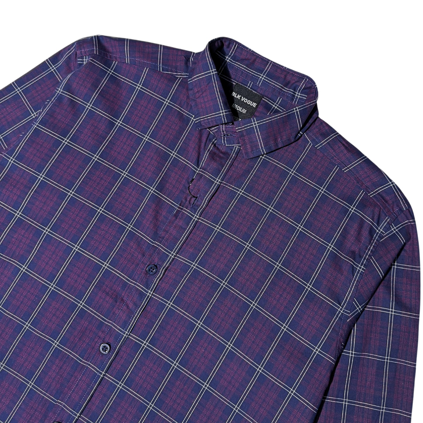 Purple Plaid Classic Shirt