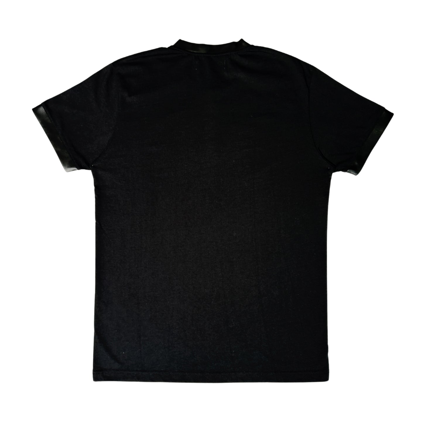 Leather Detailed Tee