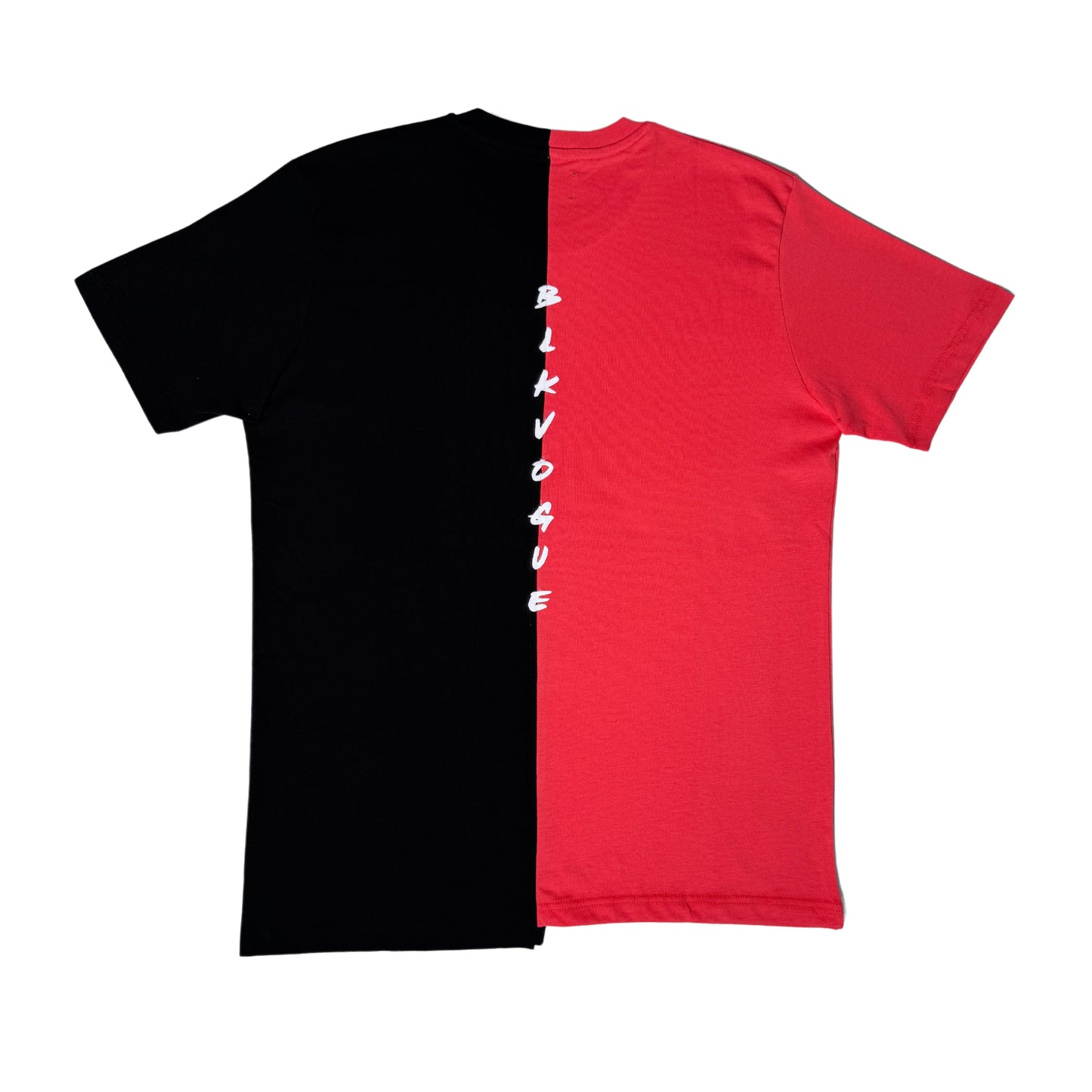 Split Graphic Print Tee