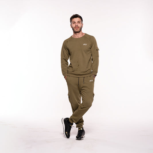 Khaki Tracksuit Trouser