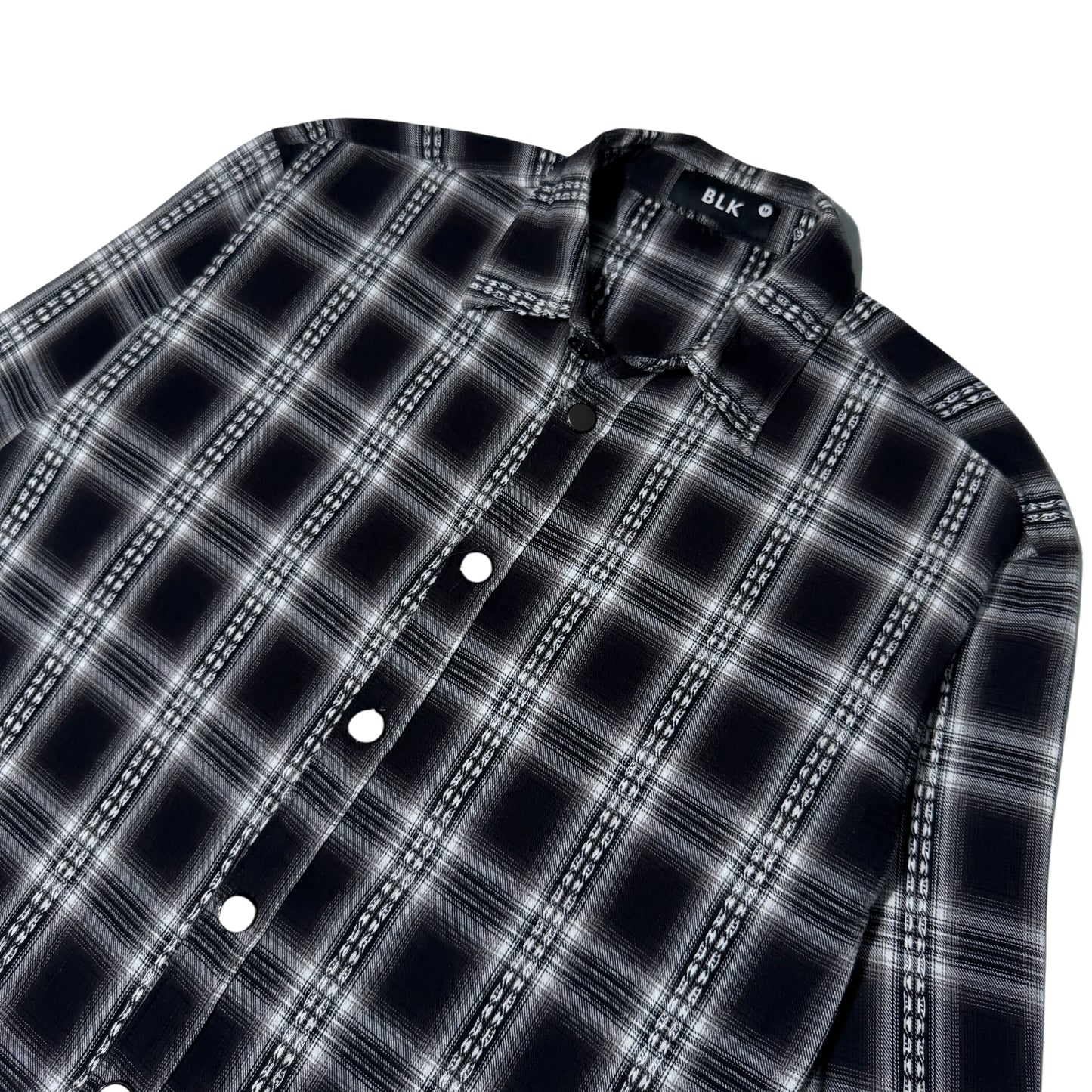 Black Plaid Classic Shirt