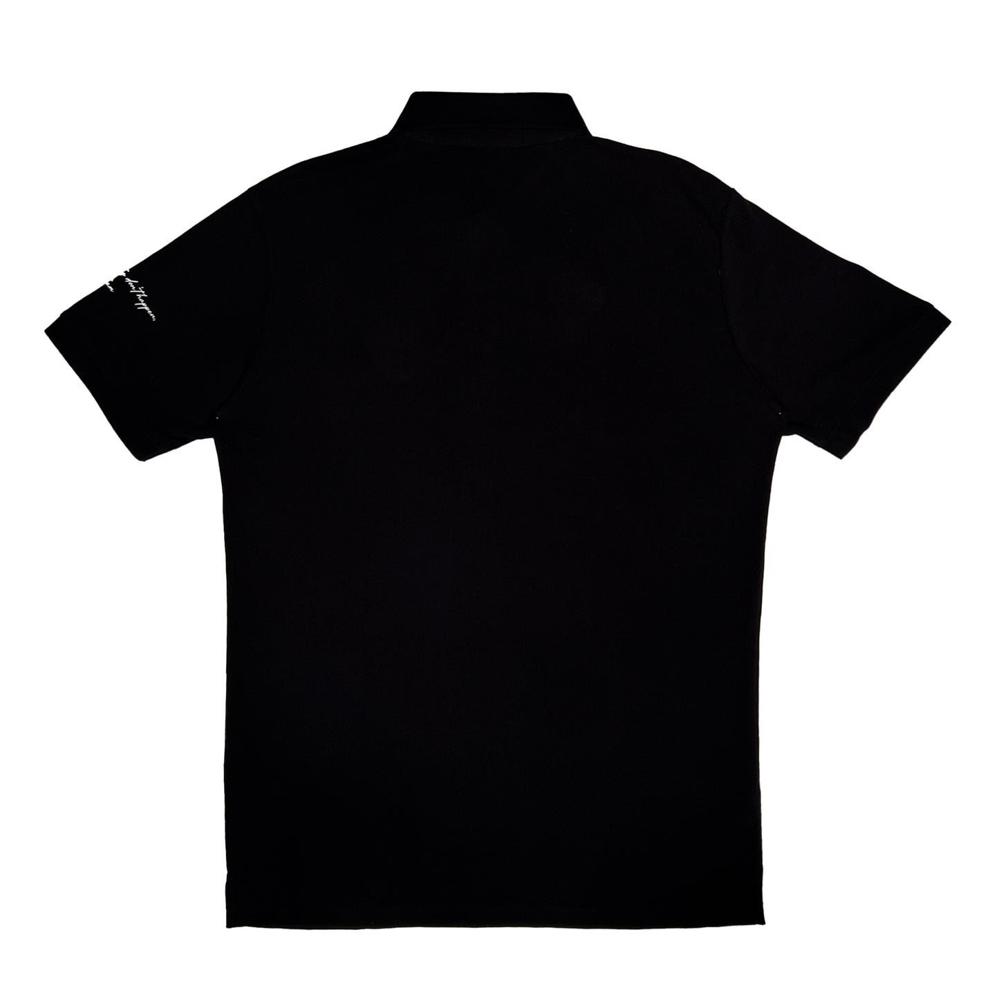 Black Embroidery Polo