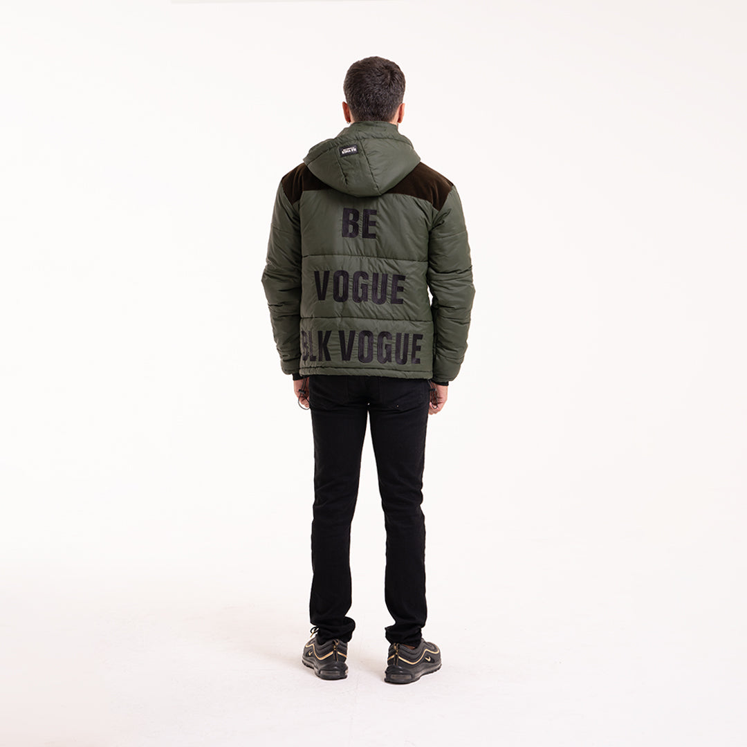 Olive Puffer Jacket