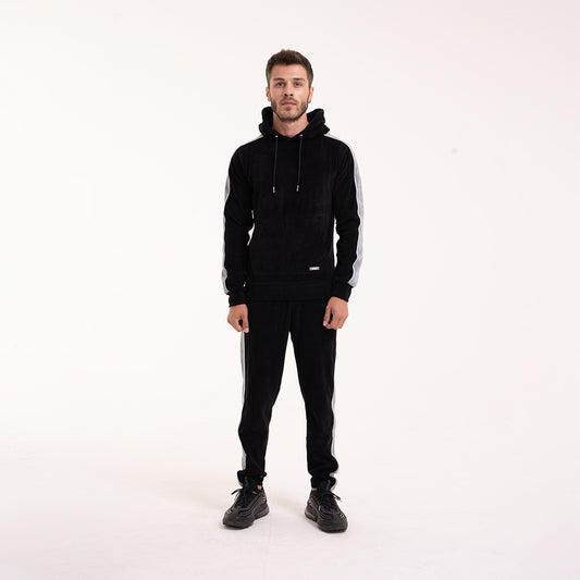 Velour Tracksuit Men Hoodie