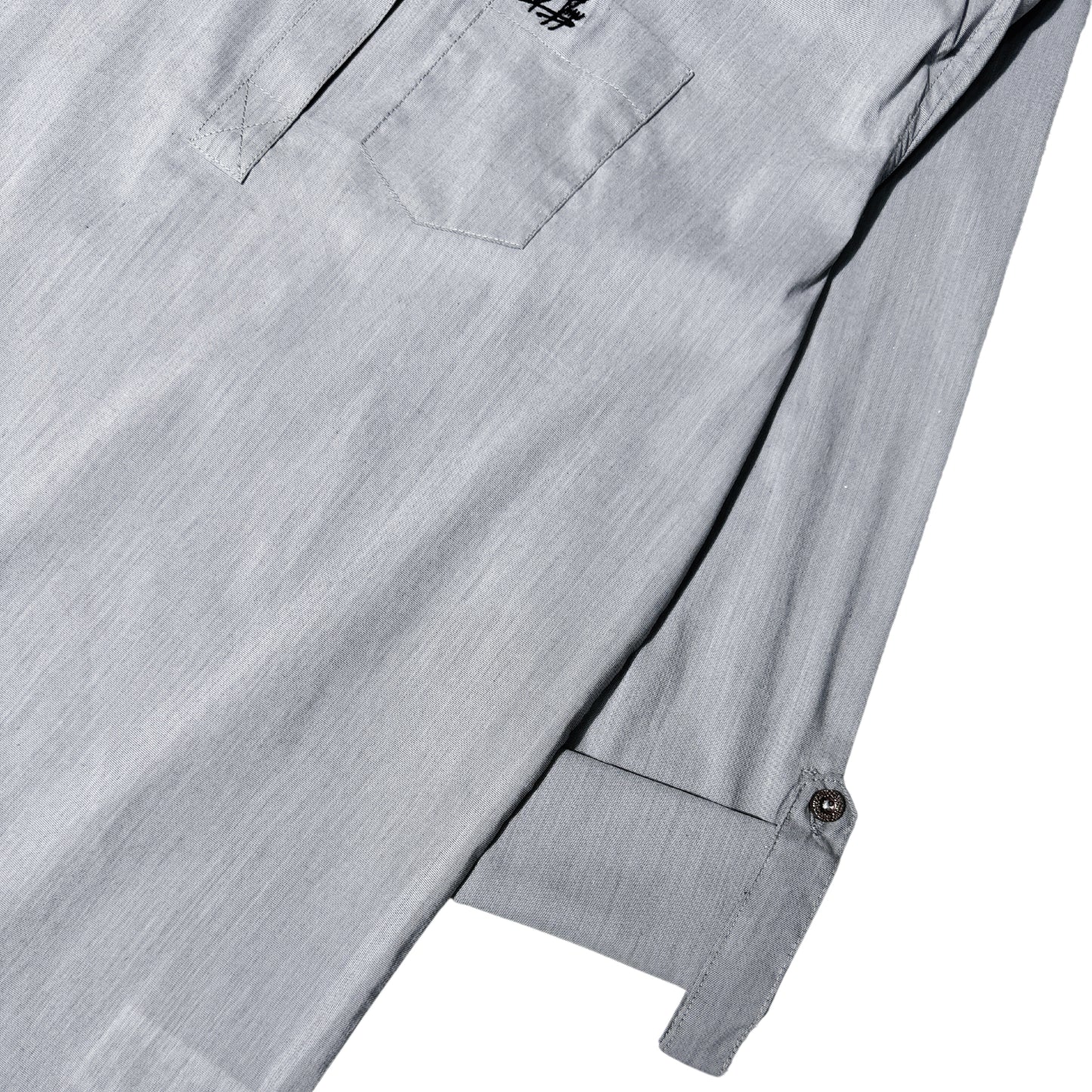 Grey Signature Button Down